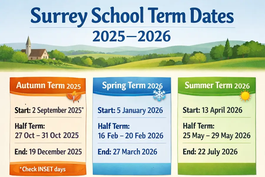 Surrey School Term Dates