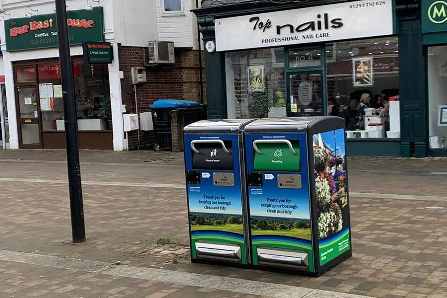 Our solar powered litter bins clean up with Green World Award!