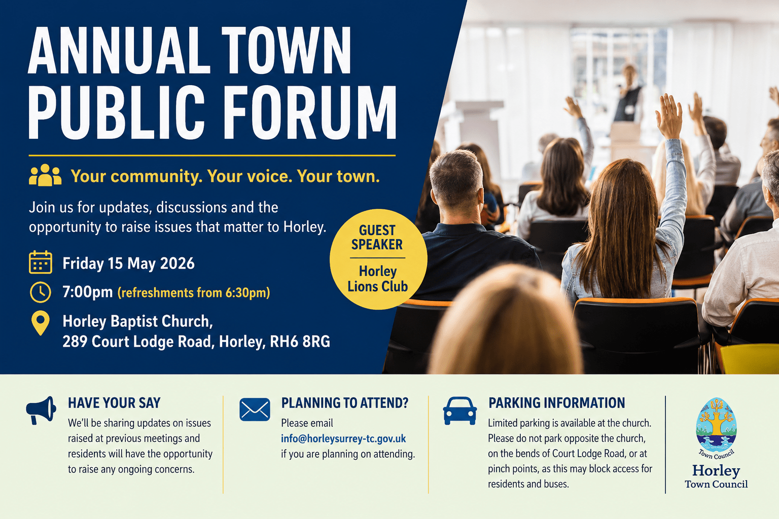 Annual Town Public Forum – May 2026
